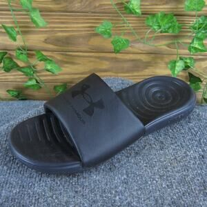 Under Armour Men's Slide Black Synthetic Size 10‎ Medium Gently Used 2025